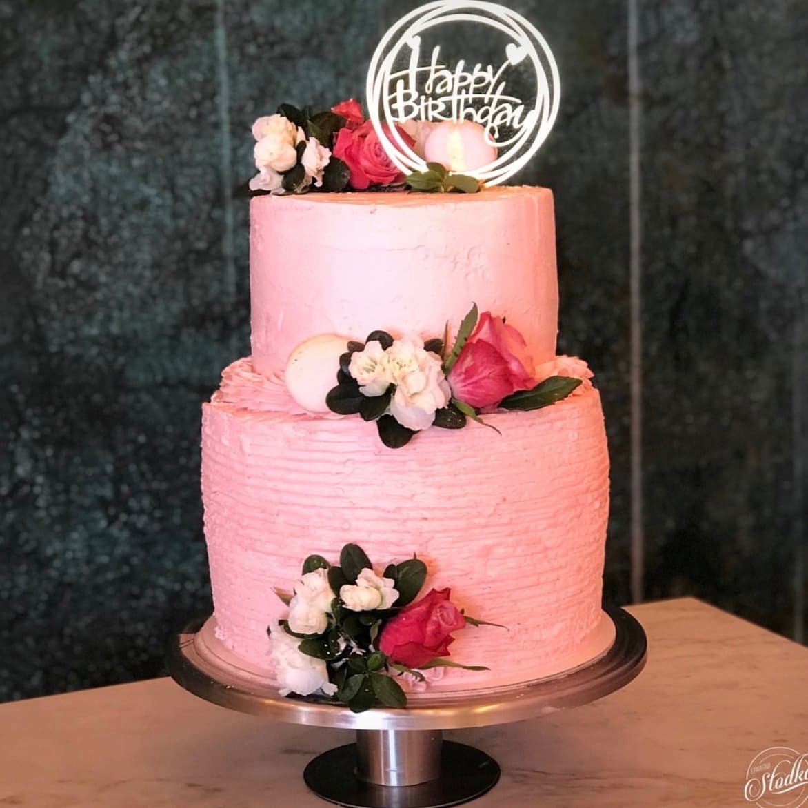 Tort Floral Pink